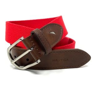 Nautica Men’s Red Belt